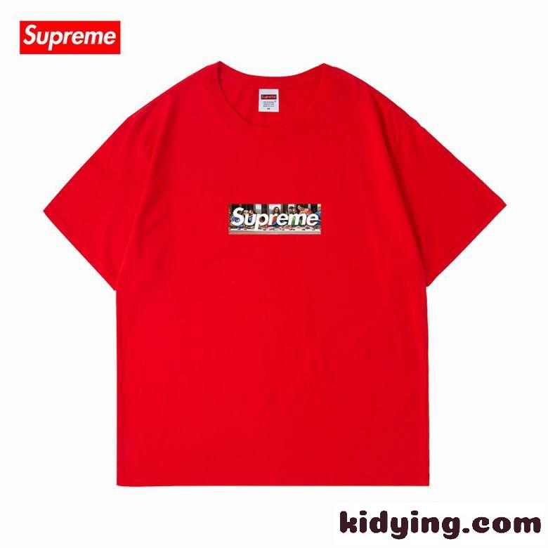 おしゃれ 人気  ロゴ ユニセックス クルーネック 定番 カジュアル シュプリーム tシャツ コピー 全8色 ゆったり-5