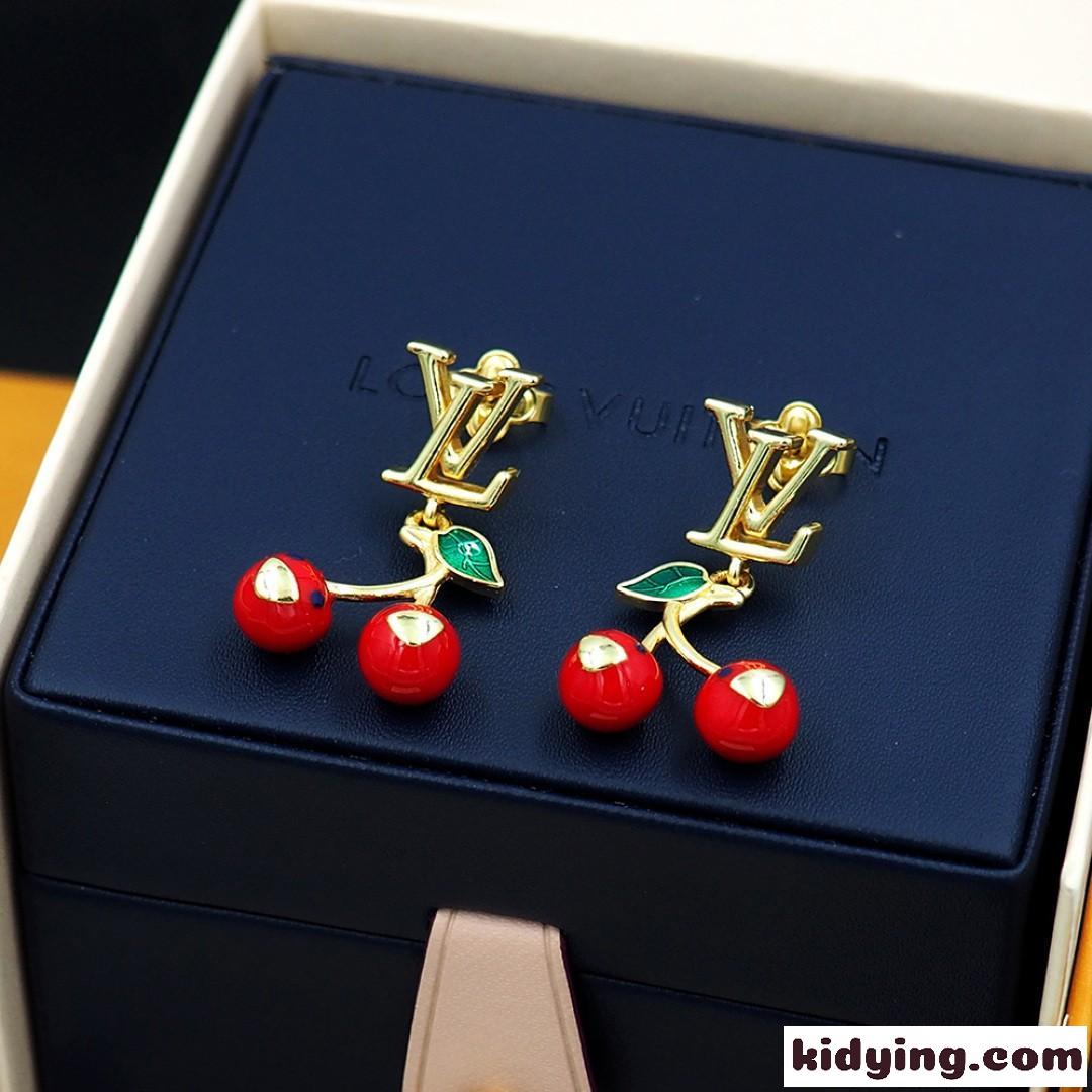 人気コラボ LV xTM ピアス・チェリー ルイ・ヴィトン スーパーコピー イヤリング-3