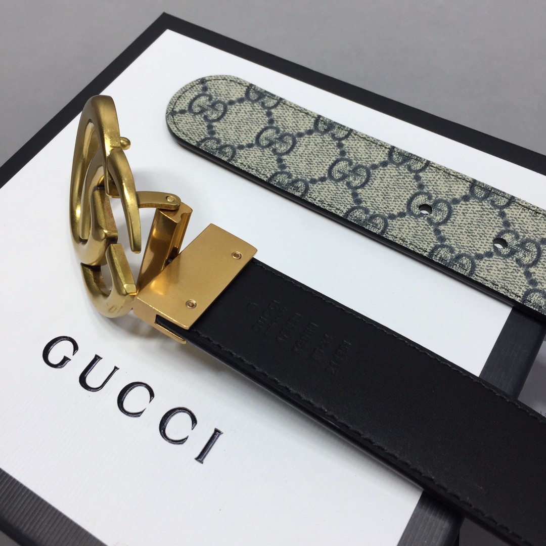 ダブルG リバーシブル ベルト グッチ ベルト スーパーコピー-0