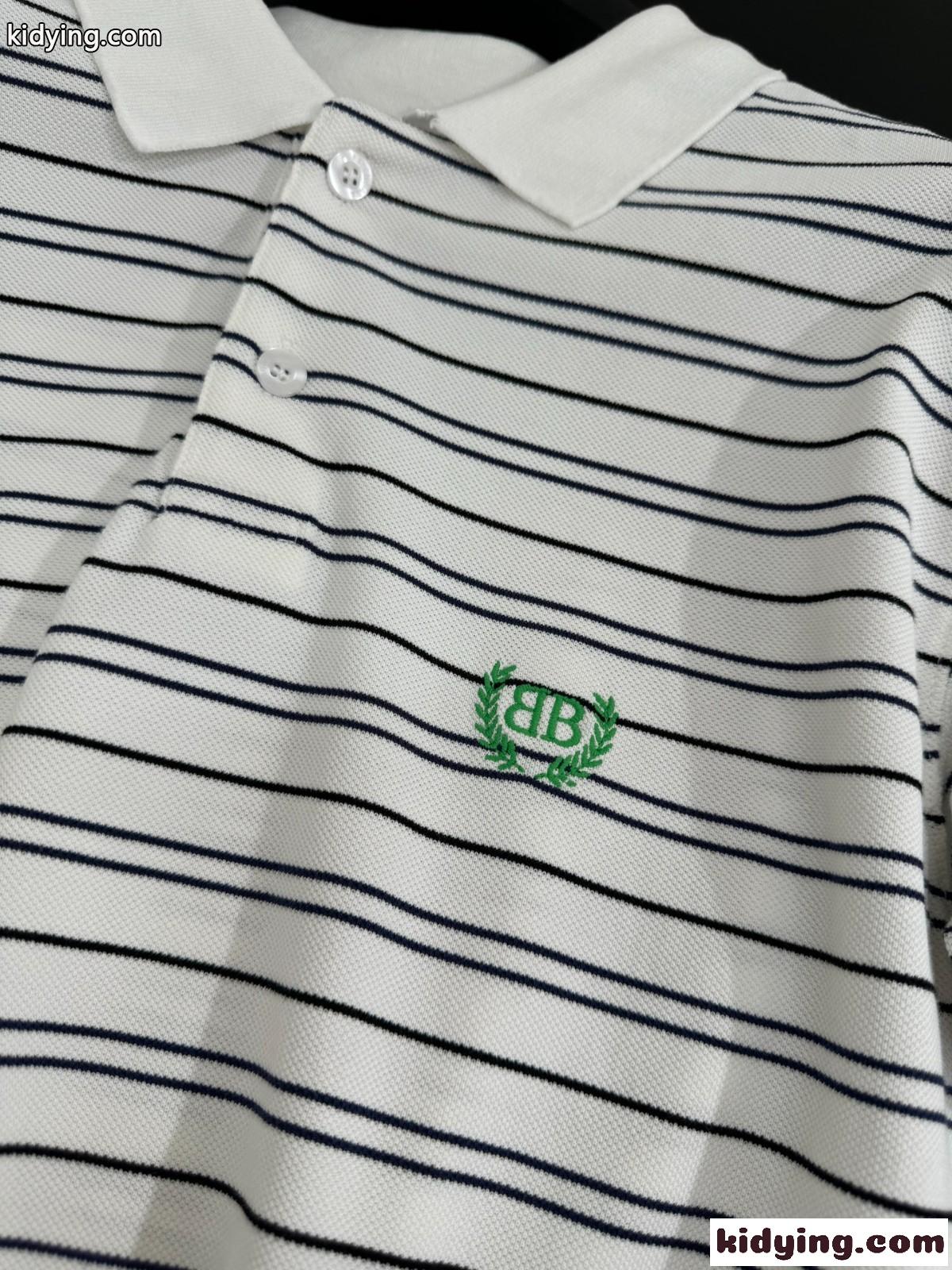 ユニセックス ローレル コットン ピケ ポロシャツ バレンシアガ Tシャツ コピー ホワイト-2