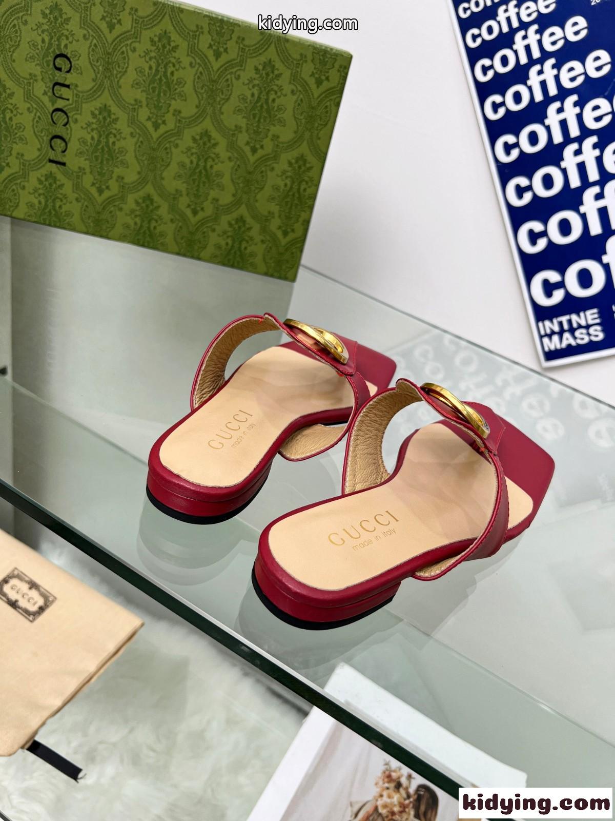 GUCCI グッチ ブロンディ トングサンダル スーパーコピー レディース レッド-1