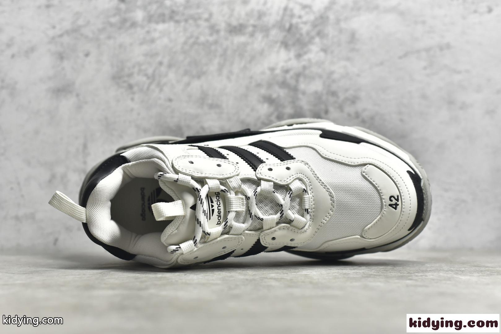 Balenciaga Triple S x AD 人気 コンフォート クッション性 バレンシアガ スニーカー コピー スポーツジューズ W3RN29010-2