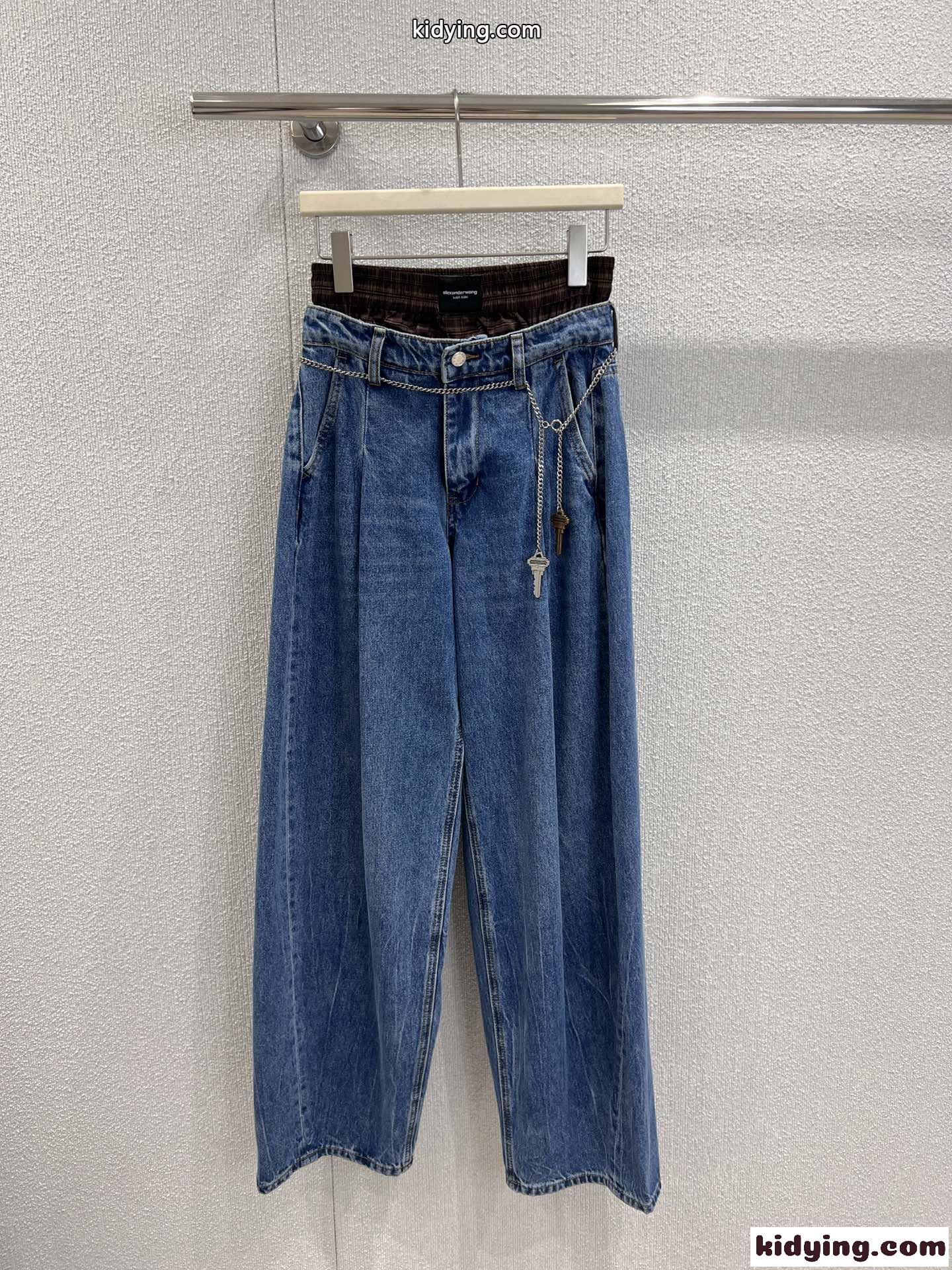 合わせやすい お洒落 アレキサンダーワング ジーンズ コピー デニムパンツ-1