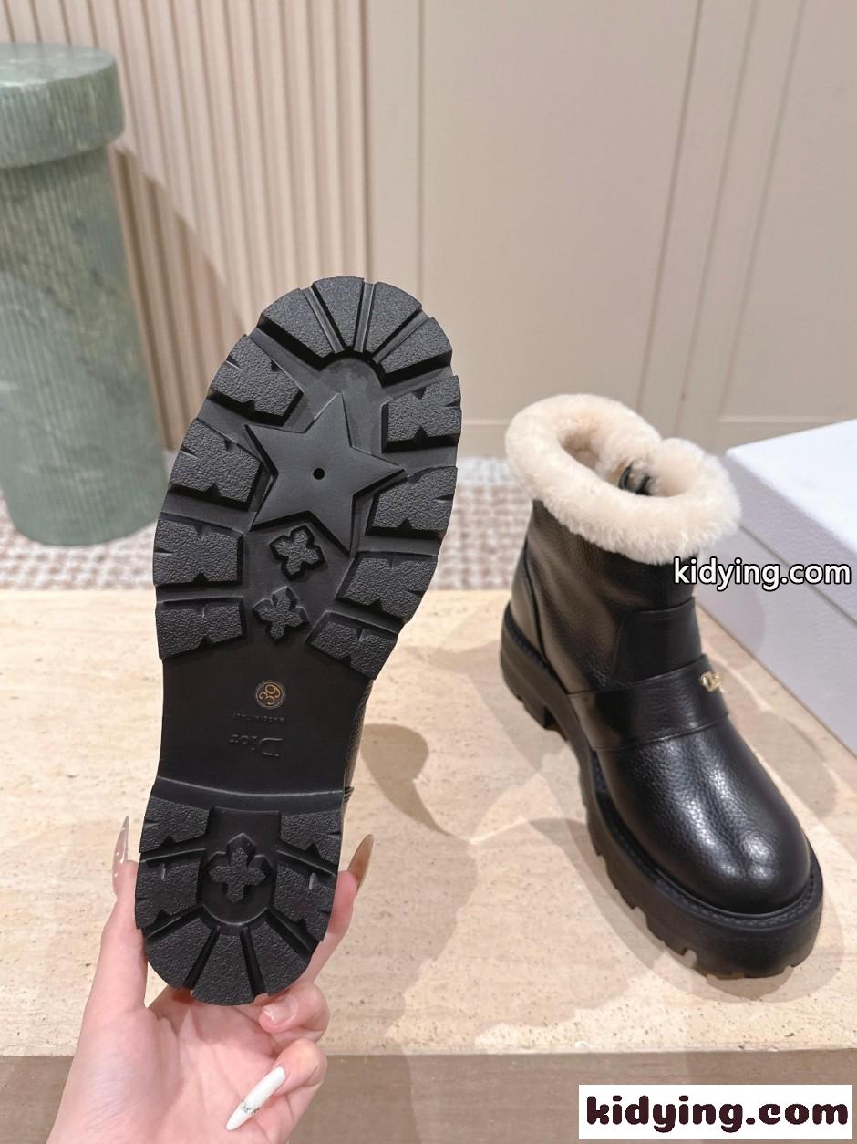 DiorAlps D-Quest ショートブーツ クリスチャン・ディオール ブーツ コピー ブラック-4