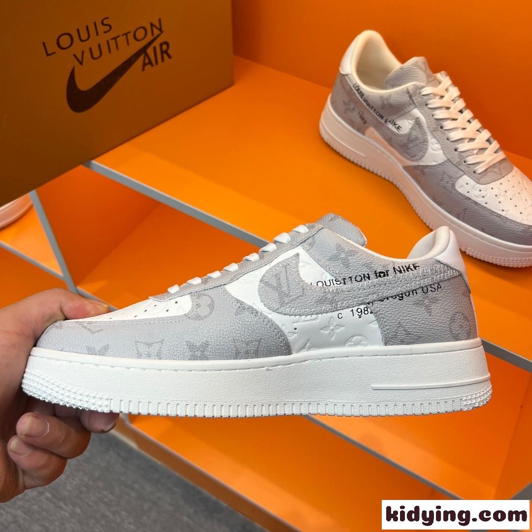 LV x OFF-WHITE x Nike メンズ おしゃれ 人気 オフホワイト スニーカー コピー スポーツシューズ-1