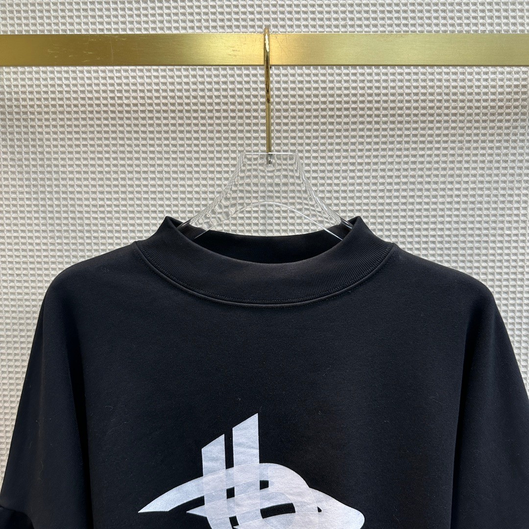 バレンシアガ オーバーサイズ LAYERED SPORTS ROUND スウェットシャツ コピー-1