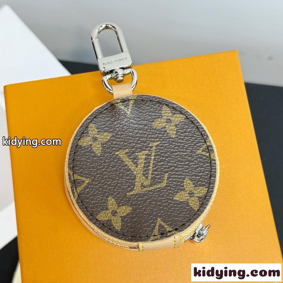 ルイ・ヴィトン キーホルダー 偽物 バッグチャーム・LV ドーナッツ オレンジ-3
