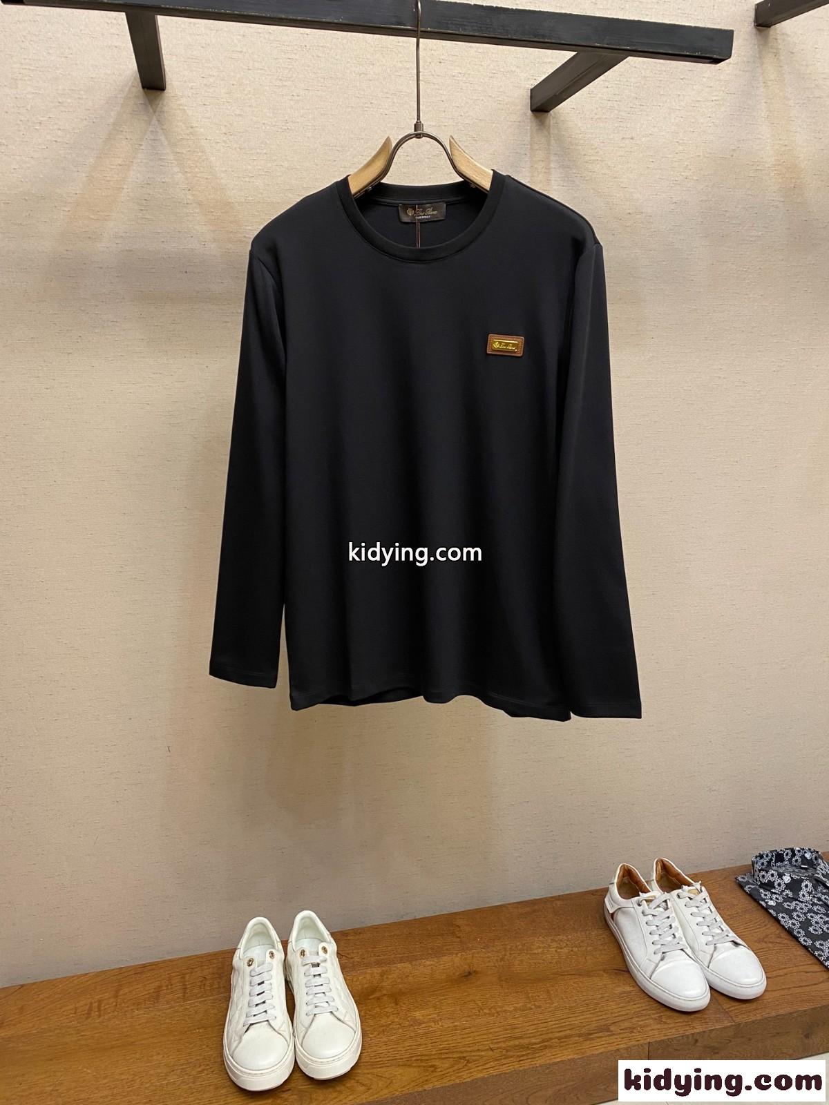 シンプル 洗練された 長袖Tシャツ ドルチェ&ガッバーナ Tシャツ 偽物 コットン-0