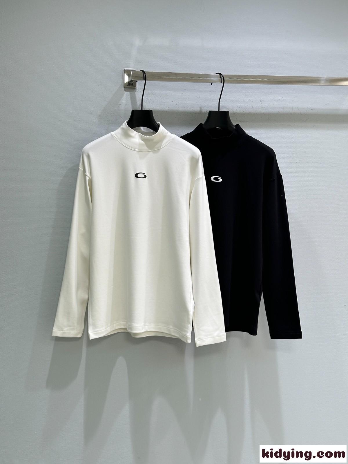 カジュアル コットン モックネック 長袖Tシャツ バレンシアガ Tシャツ コピー-0