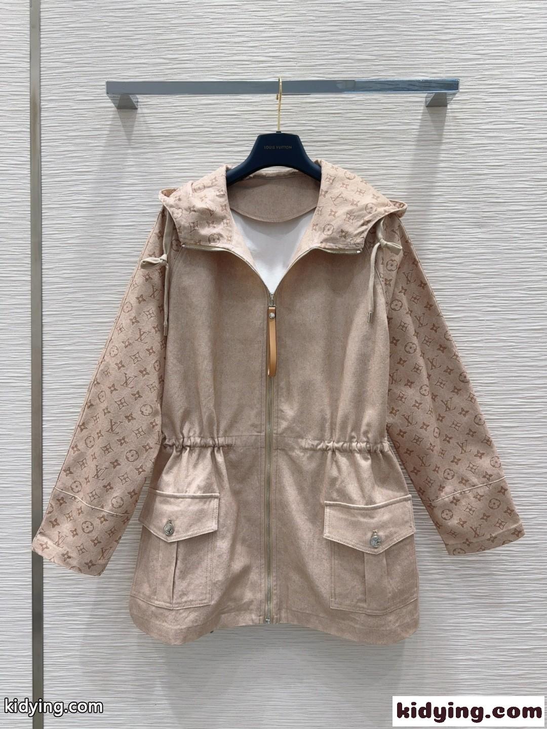 モノグラムキャンバス フーデッドパーカジャケット ルイ・ヴィトン ジャケット コピー レディース-1