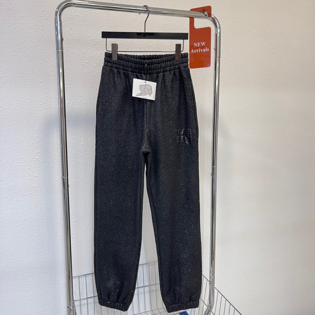 カジュアル グリッター スウェットパンツ アレキサンダーワング パンツ コピー-0