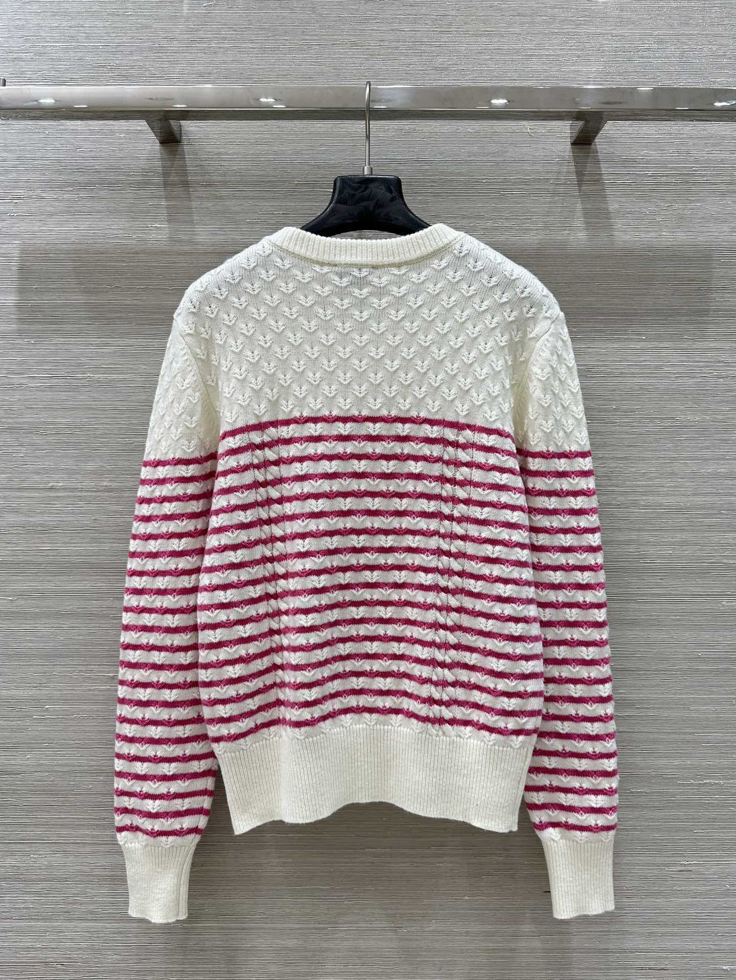 合わせやすい カシミヤ クルーネック プルオーバー シャネル セーター コピー-4