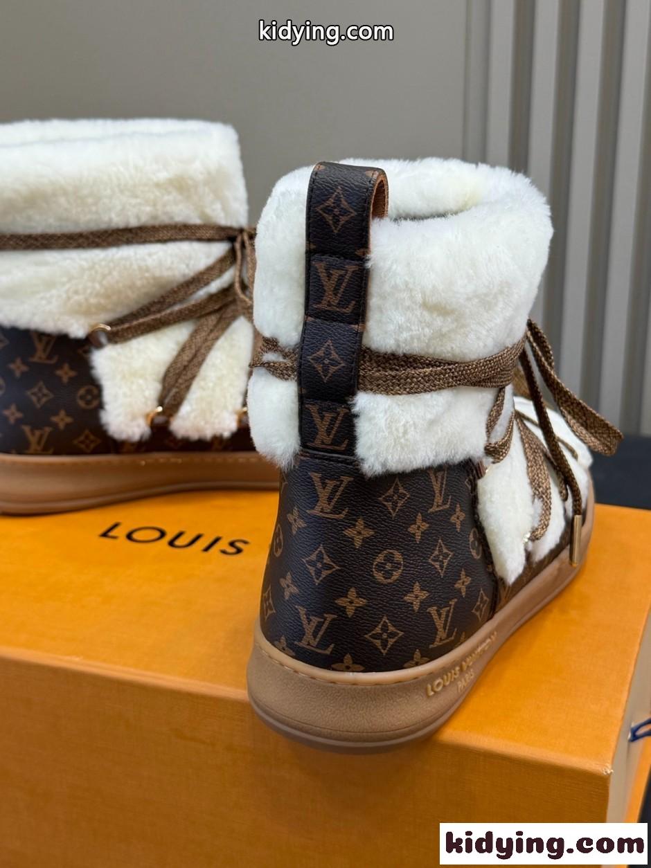 LV クラウド レースアップ アンクルブーツスニーカー ルイ・ヴィトン スーパーコピー-4