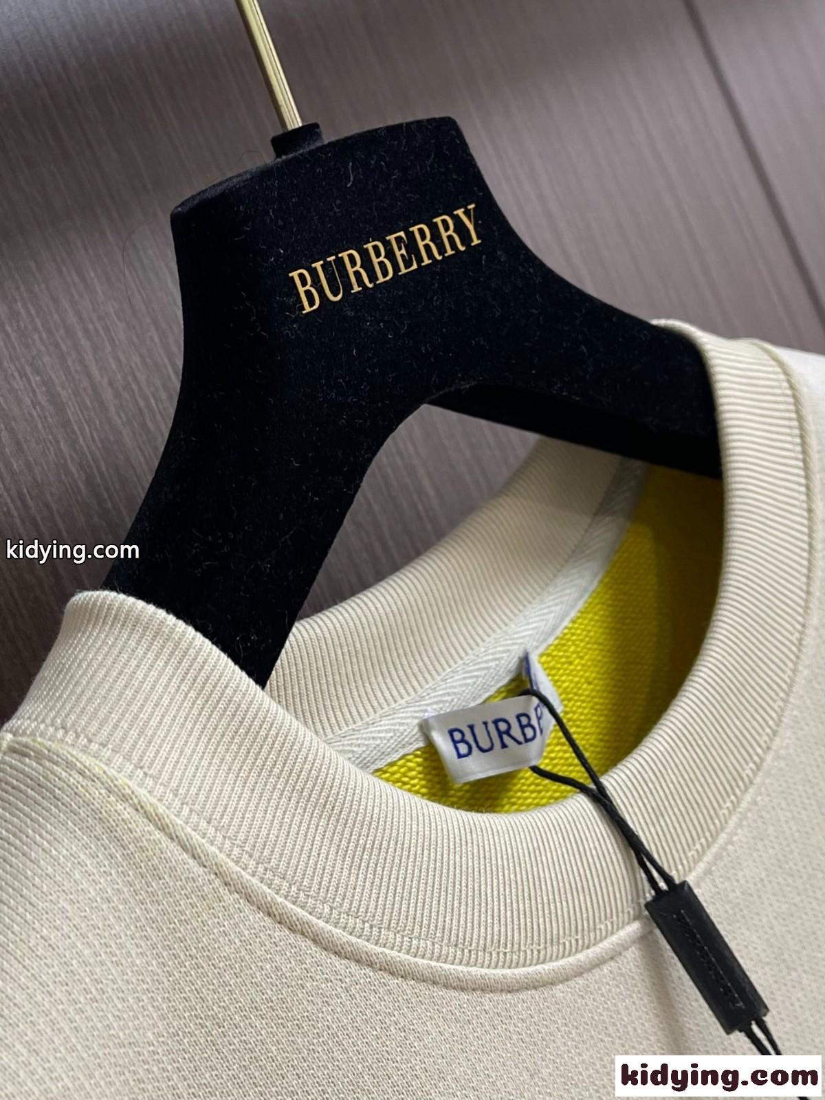 クルーネック スウェットシャツ クルーネック バーバリー 長袖Tシャツ 偽物 トレーナー-2