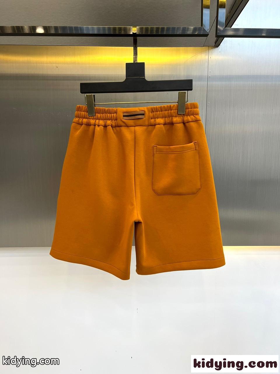 定番 カジュアル ショートパンツ エルメネジルド・ゼニア パンツ コピー オレンジ-1