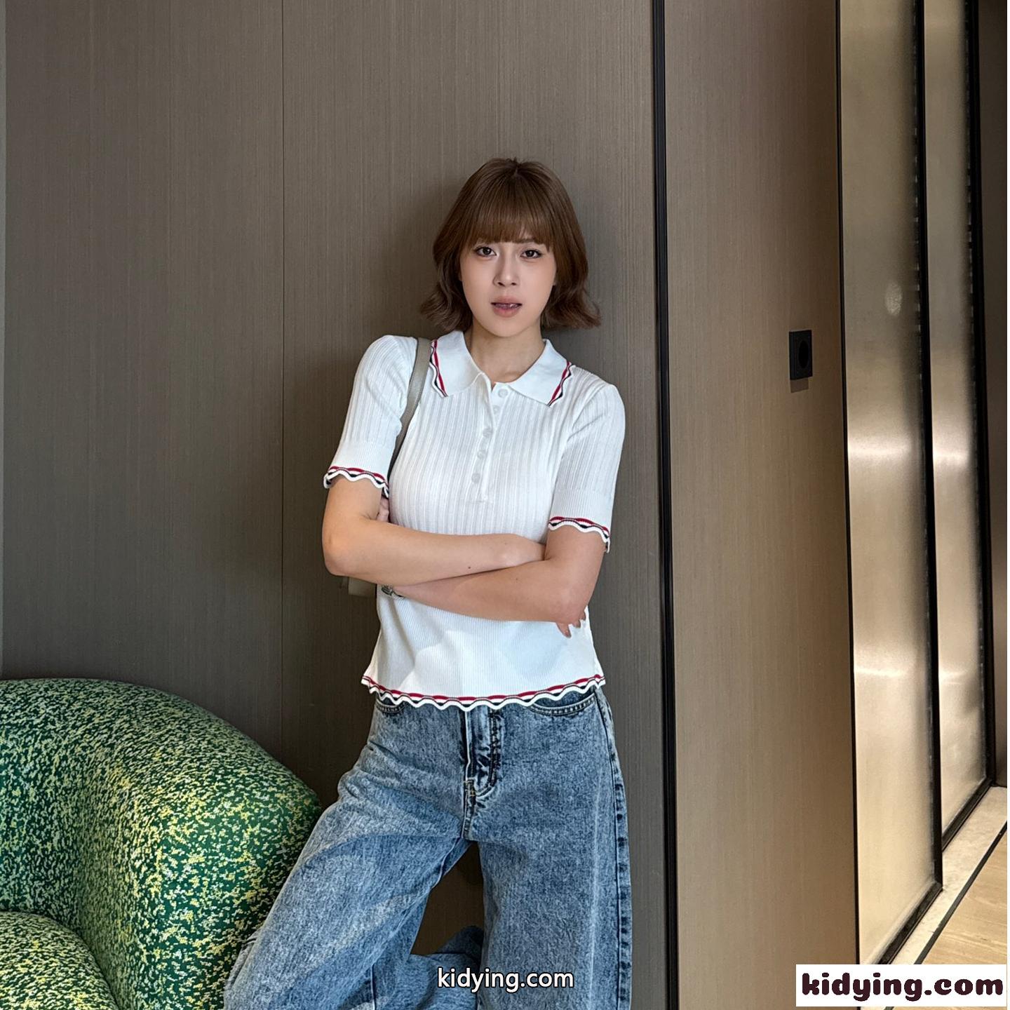 大人可愛い 半袖 ニットポロ トムブラウン ニット コピー レディース トップス-0
