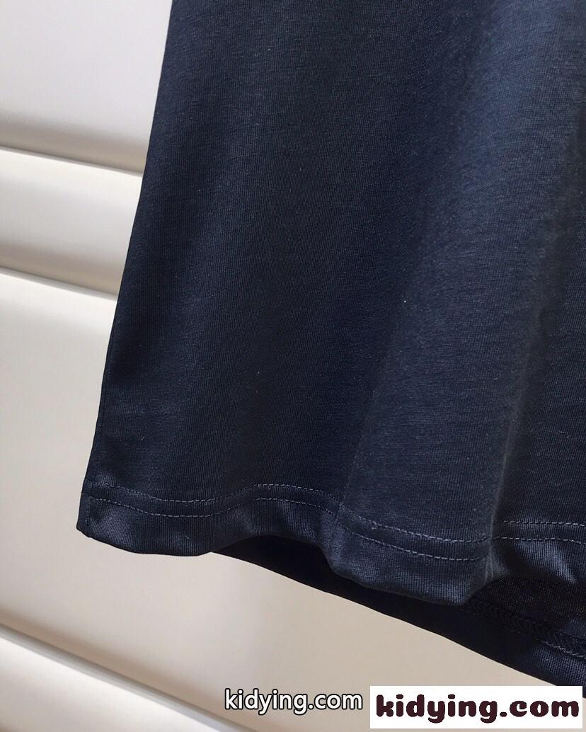 バレンシアガ Tシャツ コピー ユニセックス シンプル おしゃれ ロゴ 刺繍 クルーネック-4