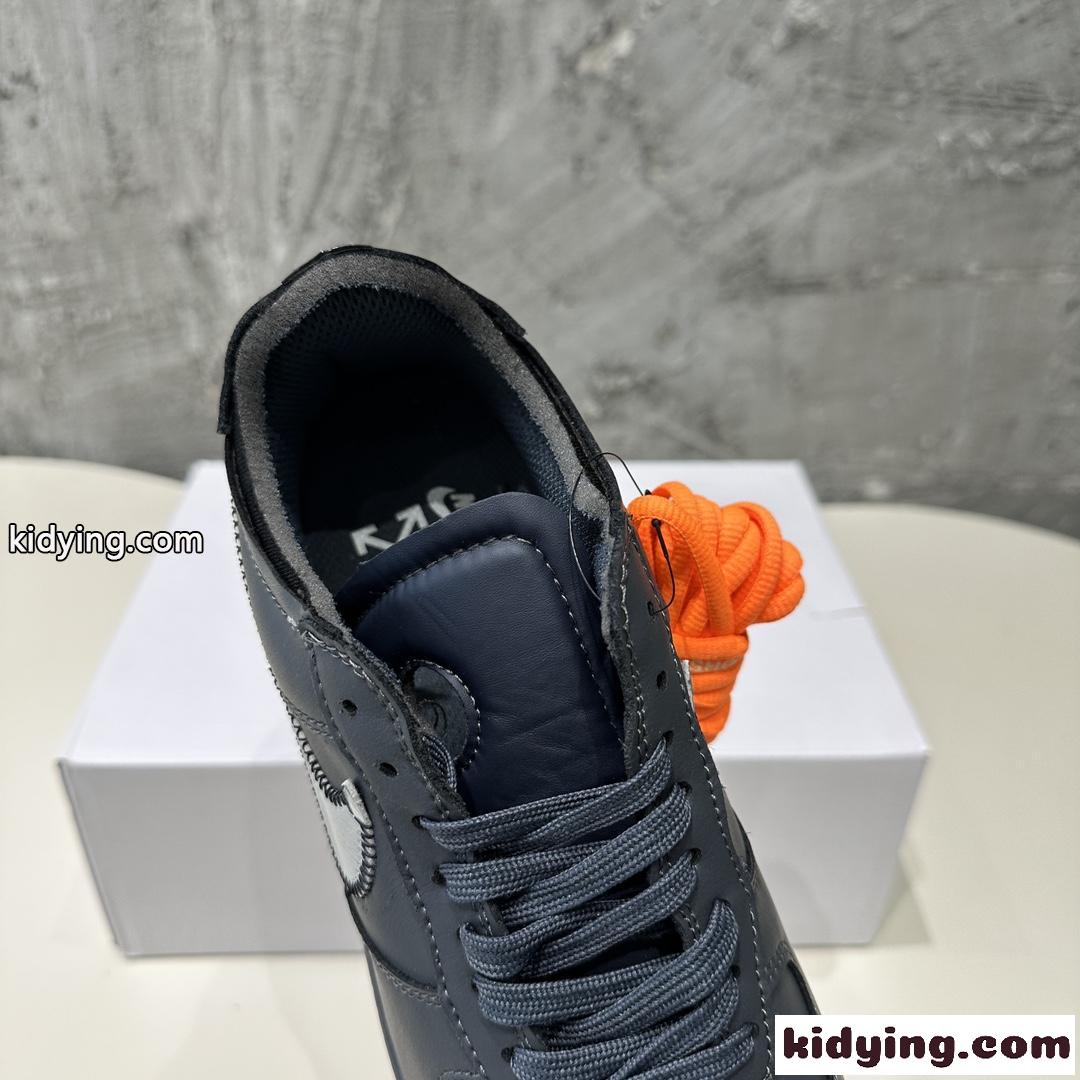 大人気 OFF-WHITE X Air Force 1 オフホワイト スニーカー コピー ブラック-3
