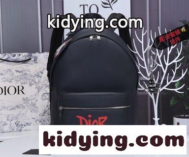 Diorディオ男性RIDER両肩バックパック 両肩の牛頭青い皮 クリスチャンディオール バッグ新作 コピー-0