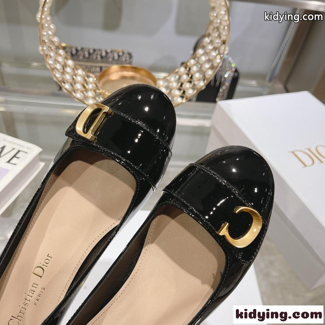 C’EST DIOR バレエフラット クリスチャン・ディオール シューズ コピー ブラック-1
