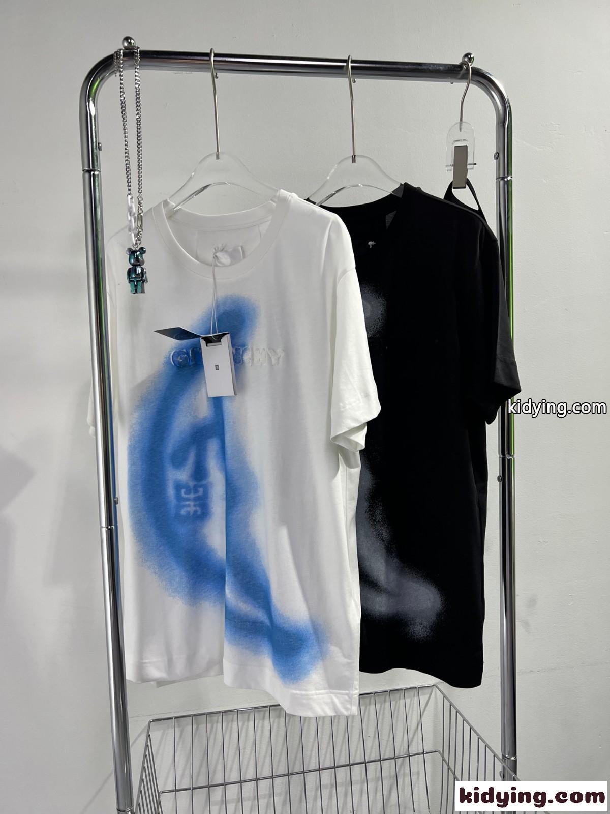 ユニセックス 人気 ビッグシルエット クルーネック ジバンシィ Tシャツ コピー カジュアル 高級感 トップス-1