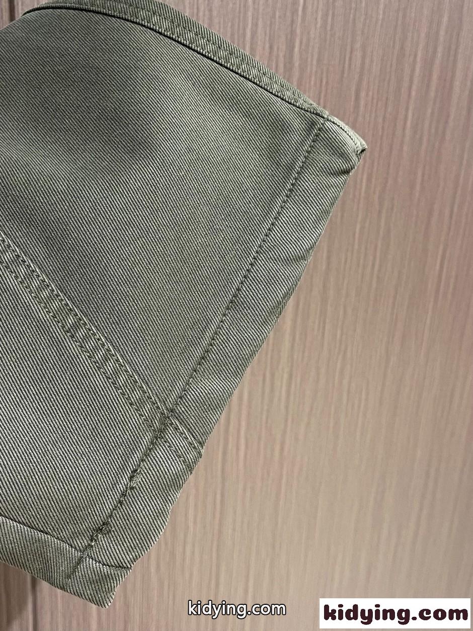 スタイリッシュ クロスパッチ デニムパンツ クロムハーツ ジーンズ 偽物 カーキグリーン-3