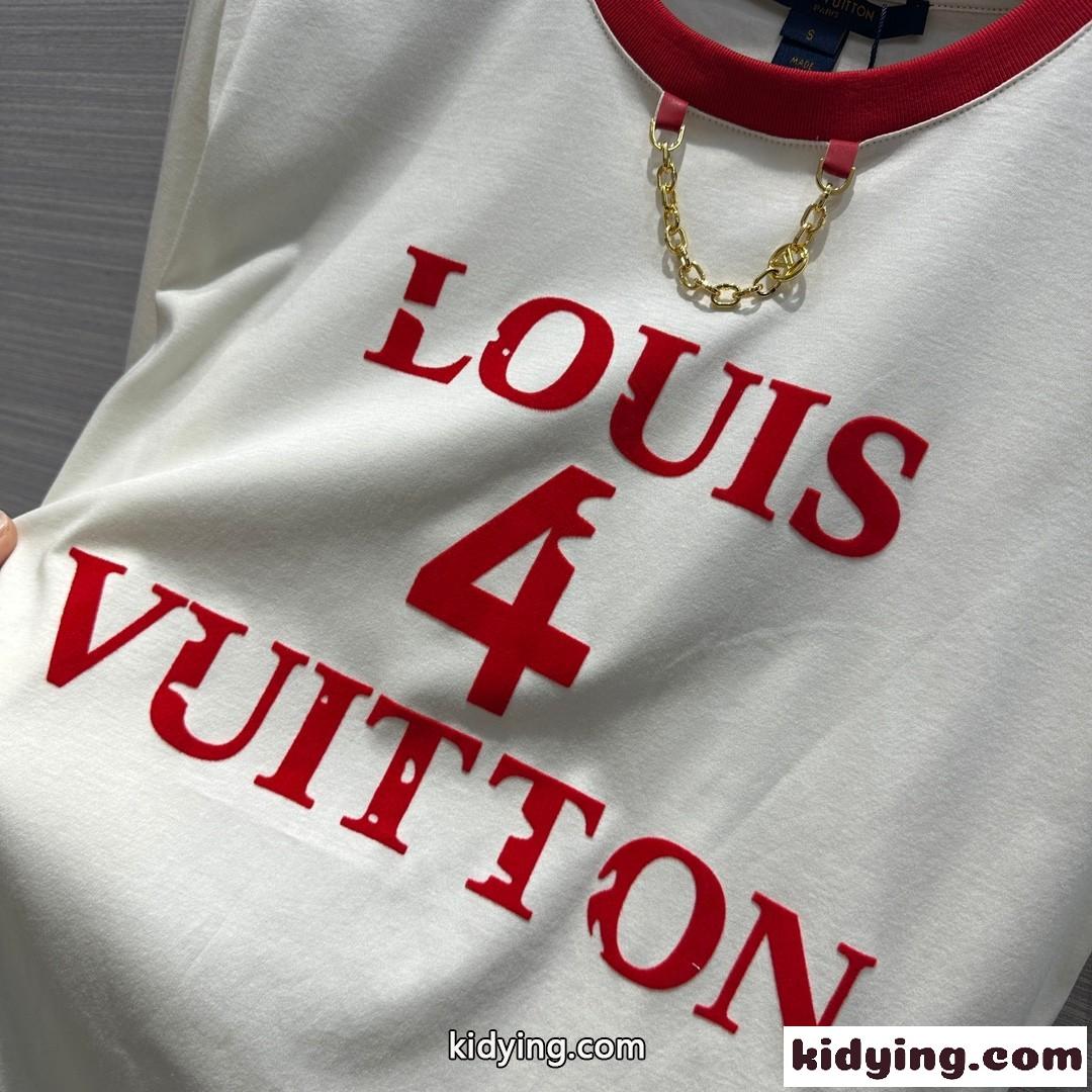 新作！Louis 4 Vuitton 半袖Tシャツ ルイ・ヴィトン Tシャツ コピー コットン-3