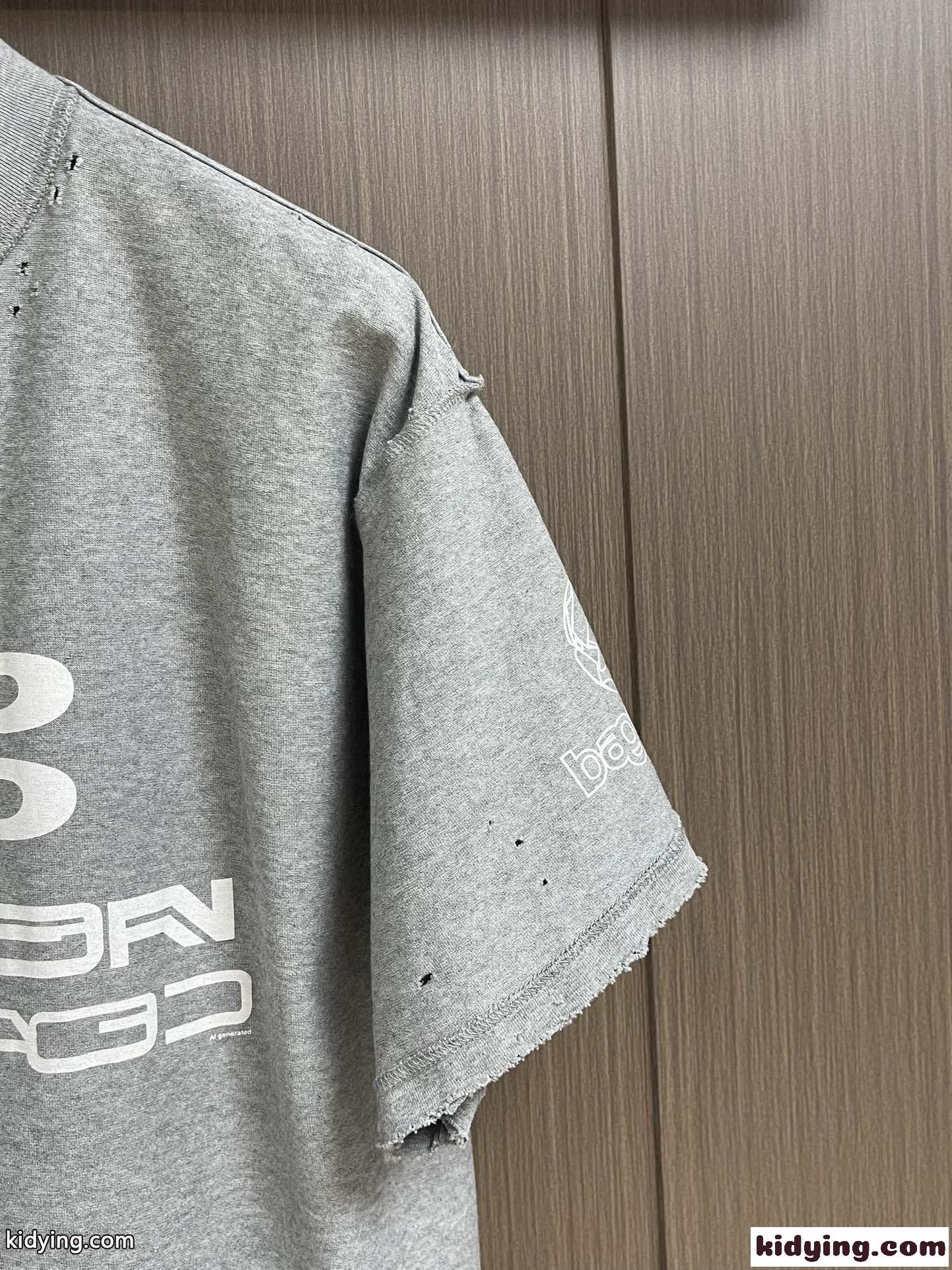 バレンシアガ Tシャツ コピー AI GENERATED INSIDE-OUT Tシャツ グレー-2