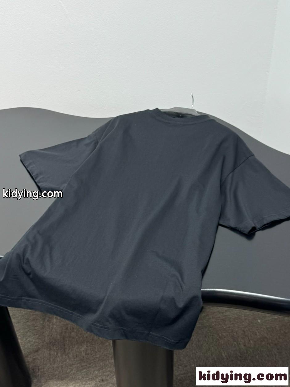スタイリッシュ プリント 半袖Tシャツ バレンシアガ Tシャツ 偽物 ユニセックス-3