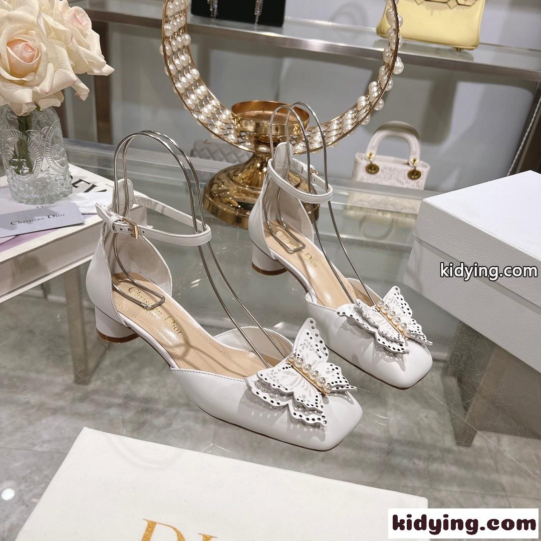 クリスチャン・ディオール パンプス コピー エレガント Dior Tale パンプス ホワイト-0