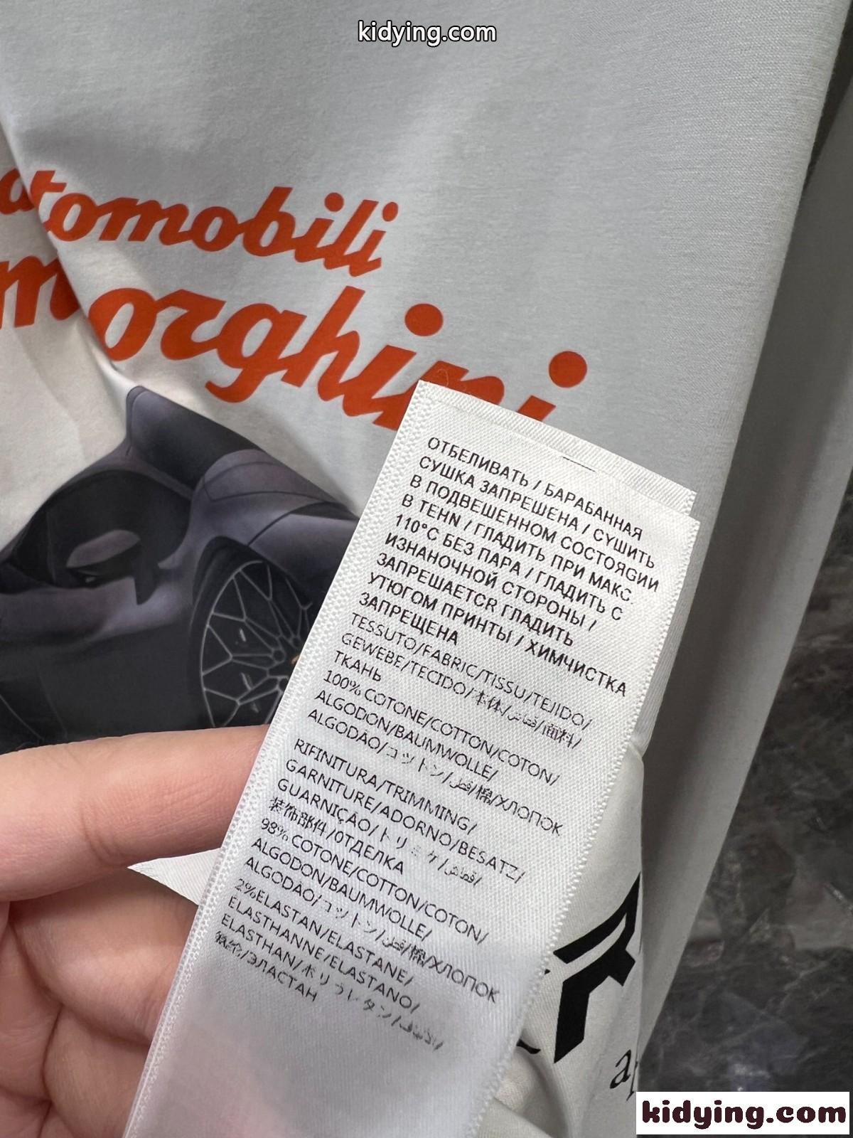カジュアル プリント コットン 長袖Tシャツ バレンシアガ Tシャツ 偽物 ユニセックス-3