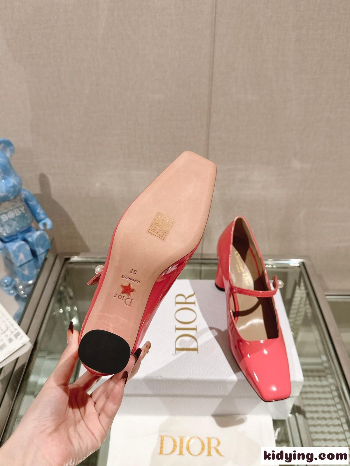 JOLIE DIOR パンプス 7.5cm クリスチャン・ディオール シューズ コピー ピンク-4
