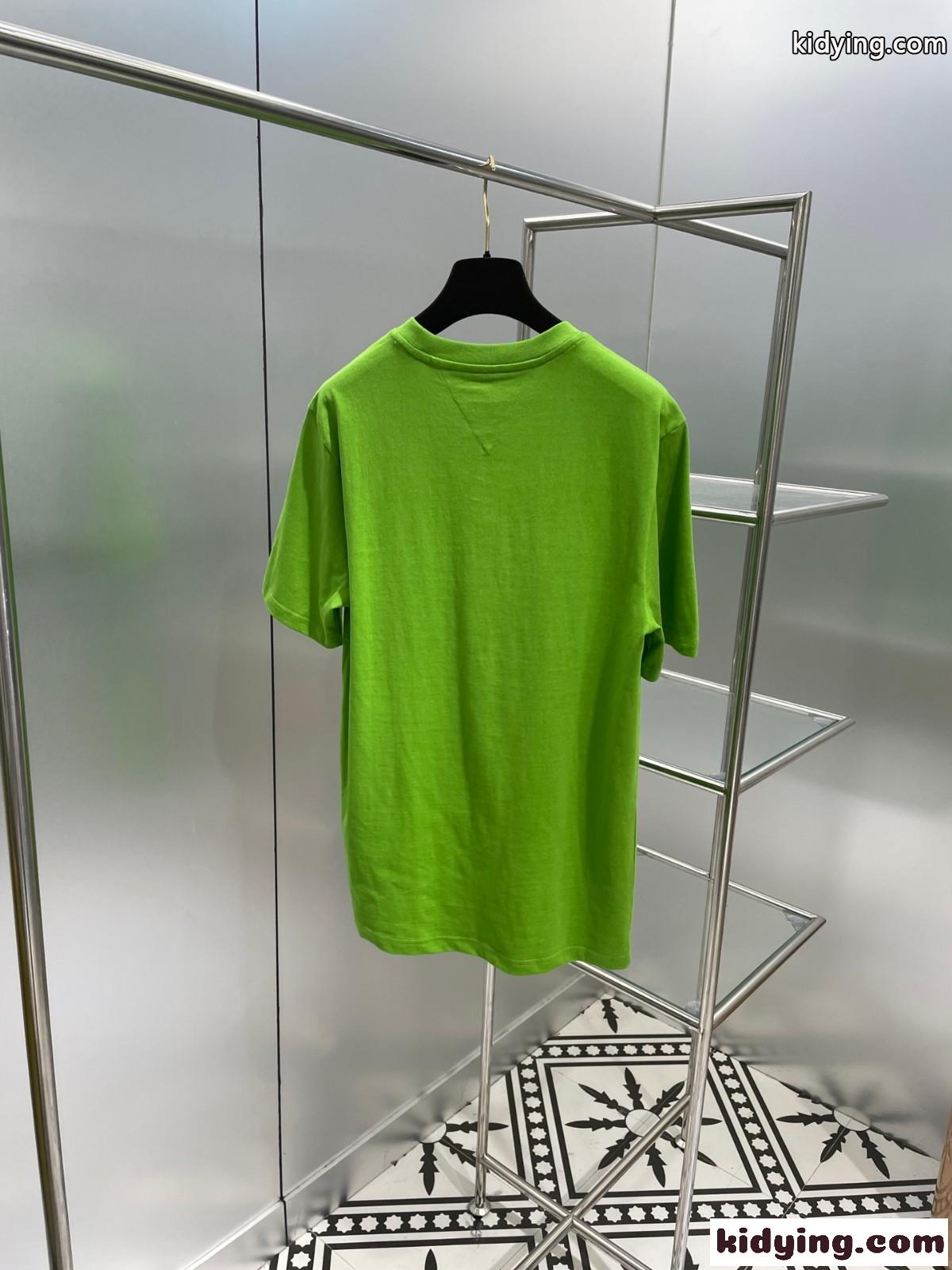 シンプル カジュアル 無地 ゆったり ボッテガ・ヴェネタ Tシャツ コピー 半袖 コットン トップス-1