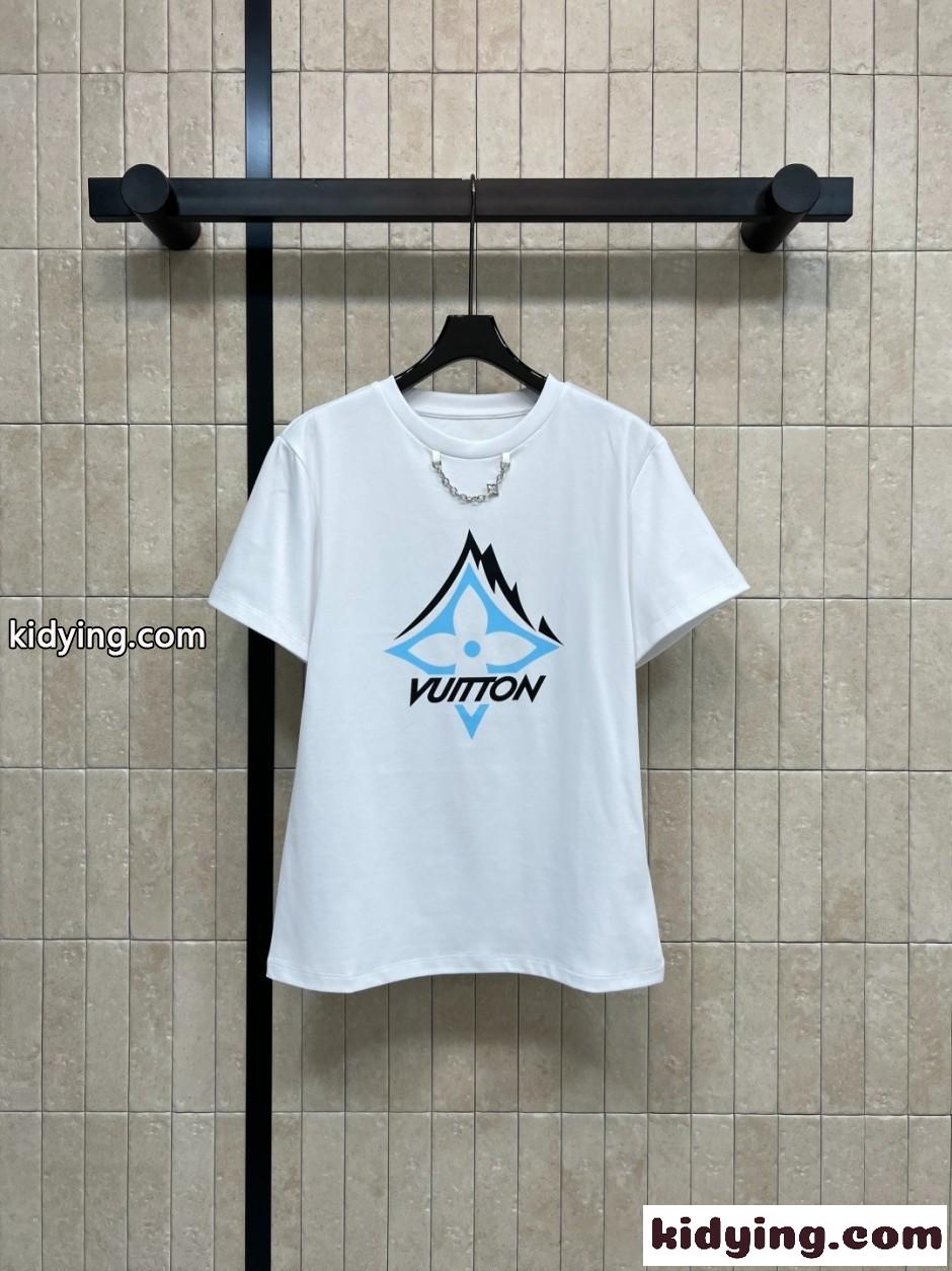 マウンテン シグネチャーTシャツ ルイ・ヴィトン Tシャツ コピー ホワイト-1