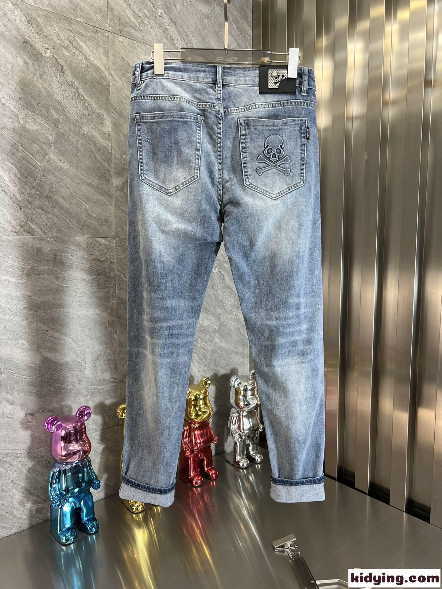 定番 ダメージ加工 マスターマインド・ジャパン ジーンズ コピー メンズ デニムパンツ-2