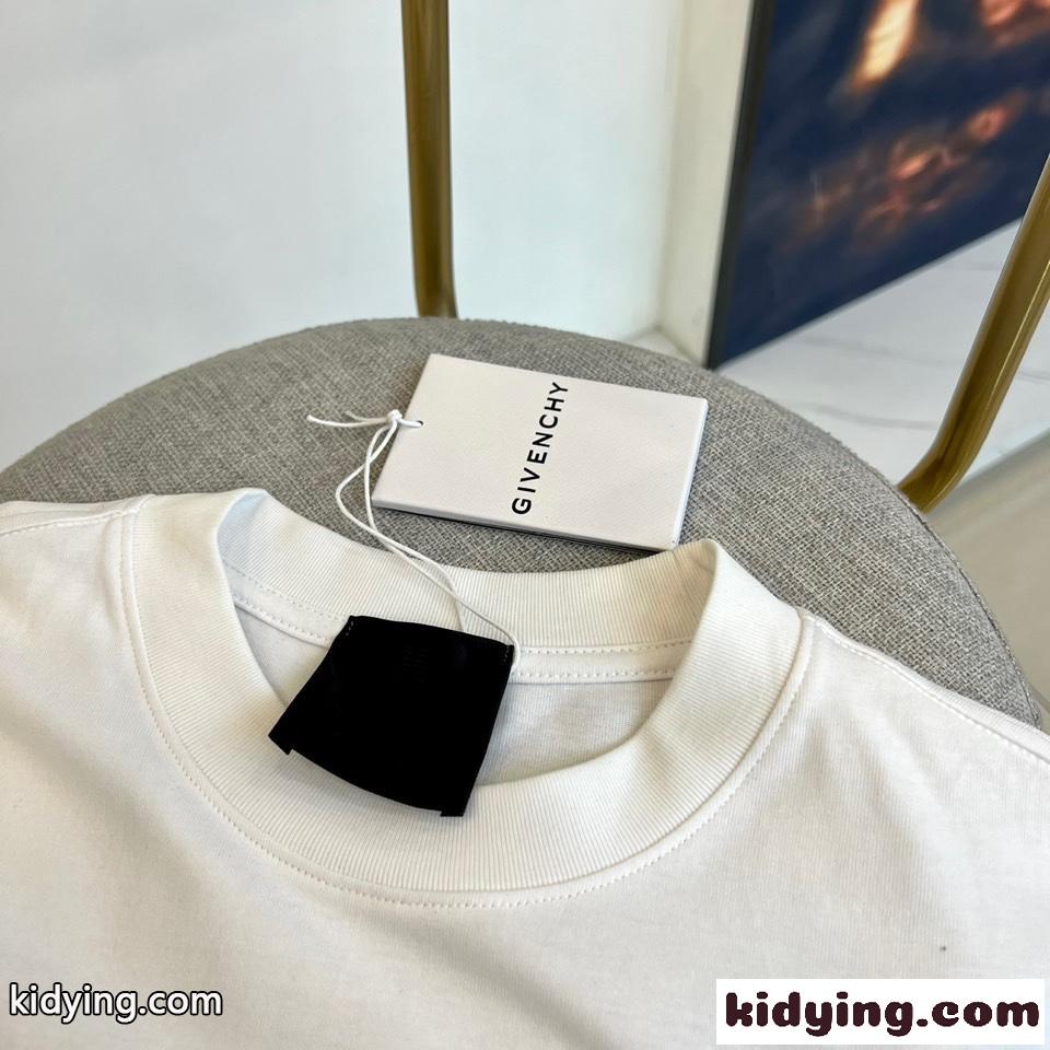 4Gスター プリント ジバンシィ Tシャツ コピー クルーネック コットン 半袖-2