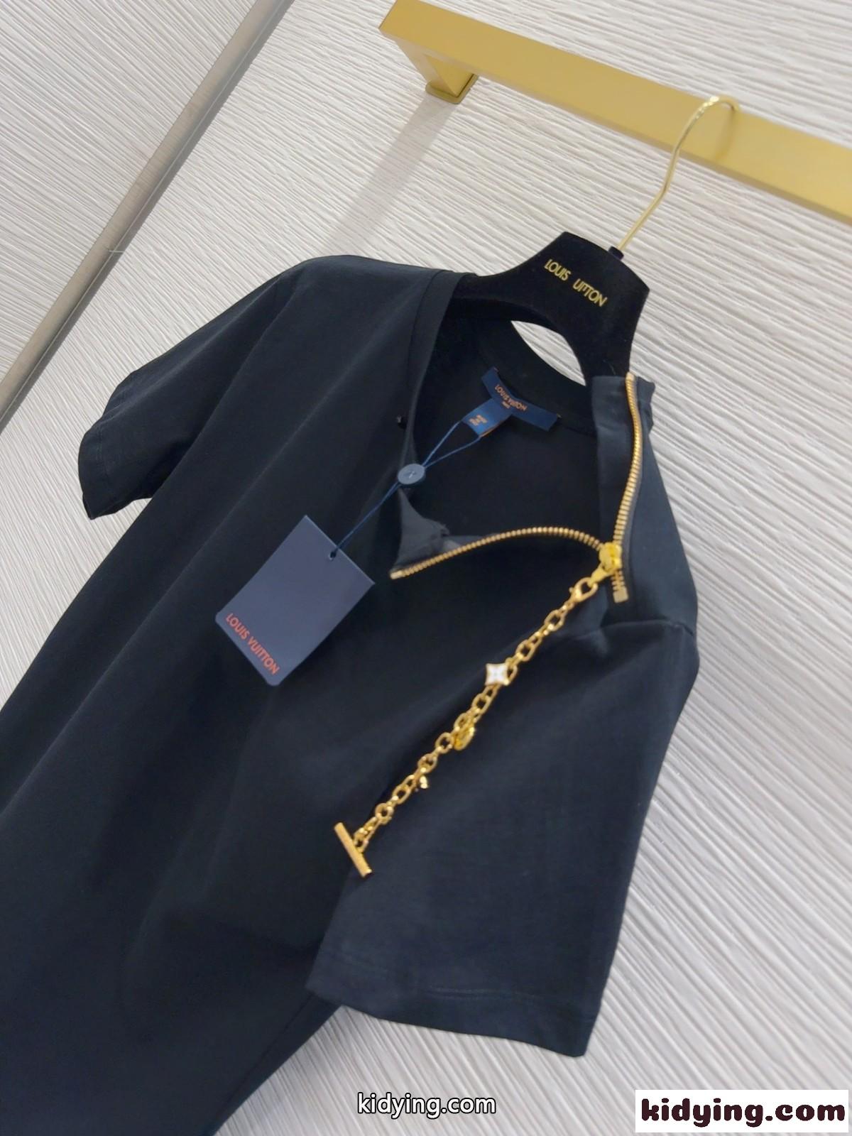 LVチャームTシャツドレス ルイヴィトン ワンピース コピー カジュアル-4