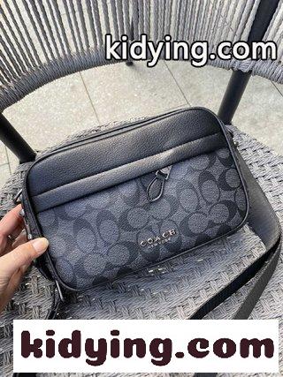 ​Coach コーチの女性バッグコーナーの新しいTroupe コーチバッグ 新作コピー 女性はオルガンチェーンバッグを片肩に斜めに掛ける-1