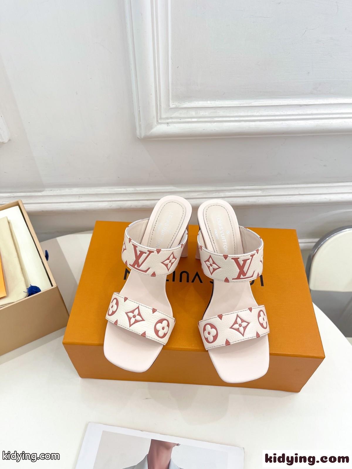LV シルエットライン ミュール サンダル ルイ・ヴィトン サンダル コピー レディース-4