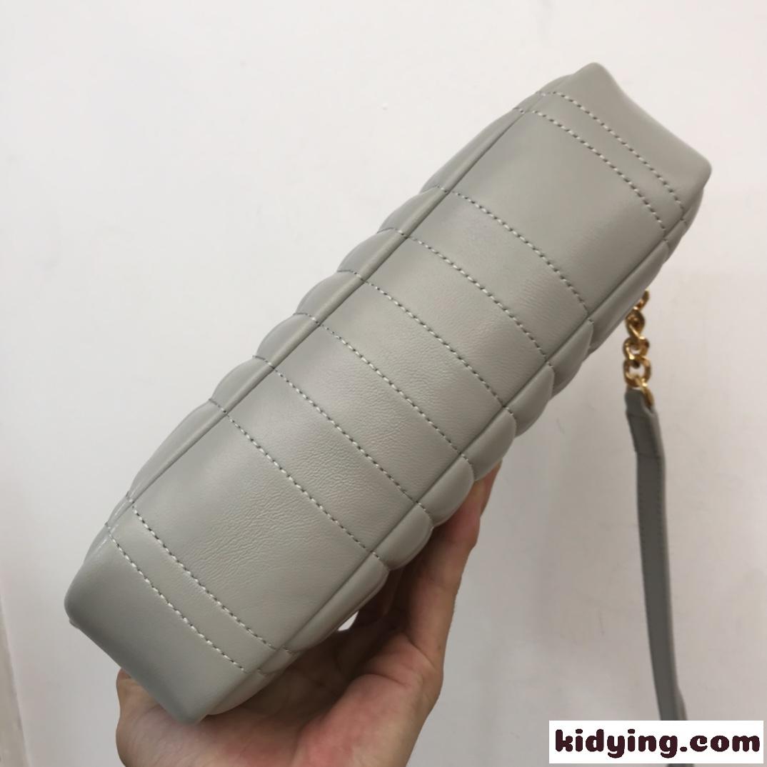 人気 スモール ローラ カメラバッグ バーバリー バッグ コピー ショルダーバッグ グレー-3
