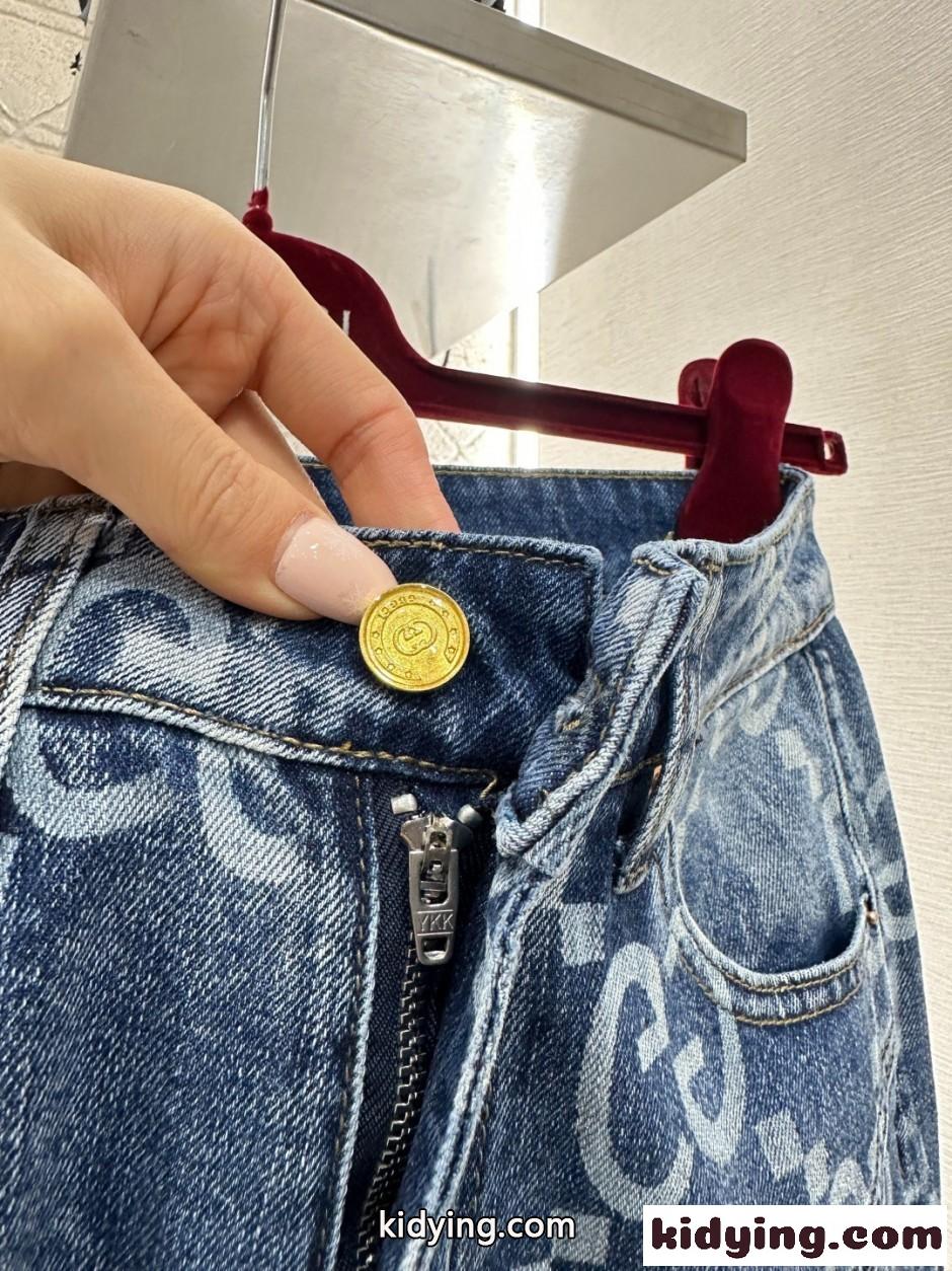 GG ウォッシュド デニムパンツ グッチ ジーンズ コピー レディース 合わせやすい-1