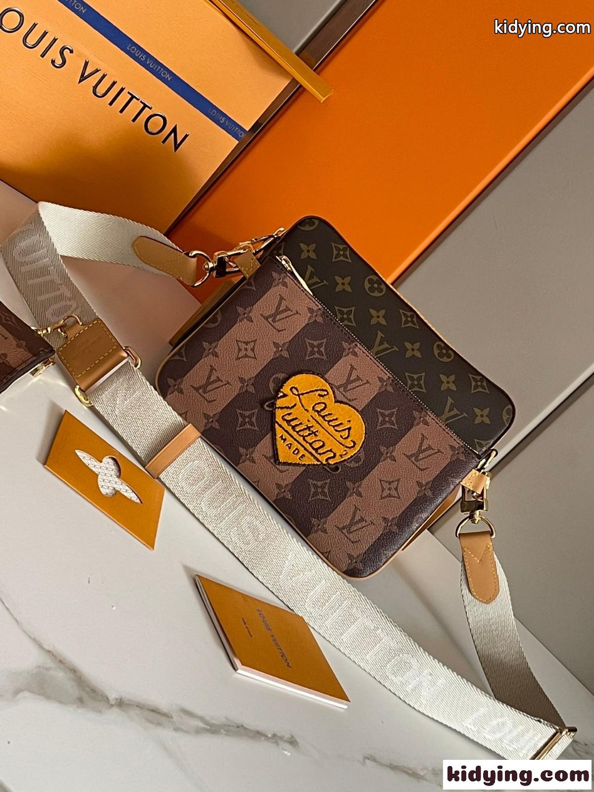 m45965 NIGO x Louis Vuitton おしゃれ 斜め掛け ショルダーバッグ 人気 ルイ・ヴィトン バッグ コピー カバン-2