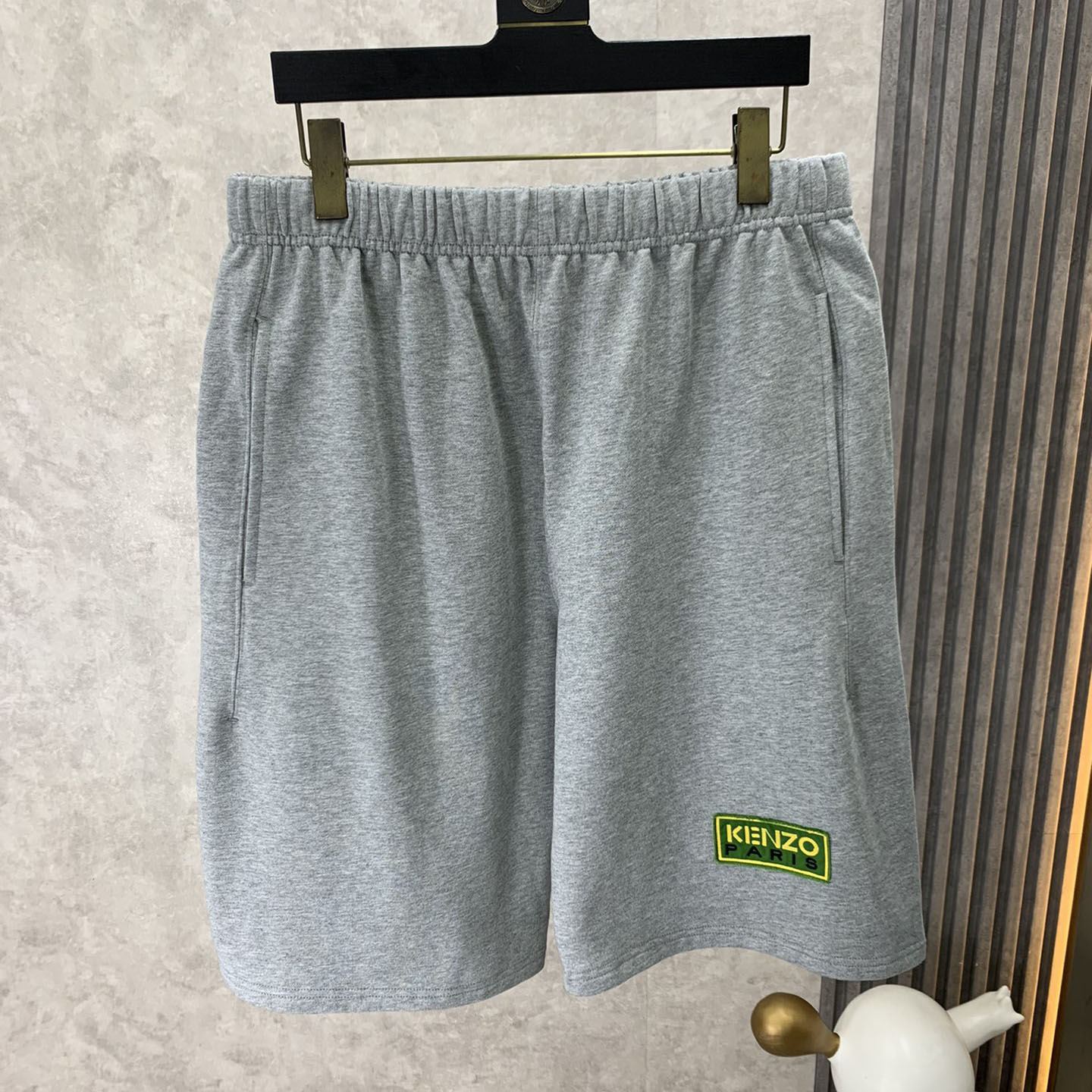 ケンゾー パンツ コピー カジュアル ロゴ メンズ ショートパンツ グレー-0