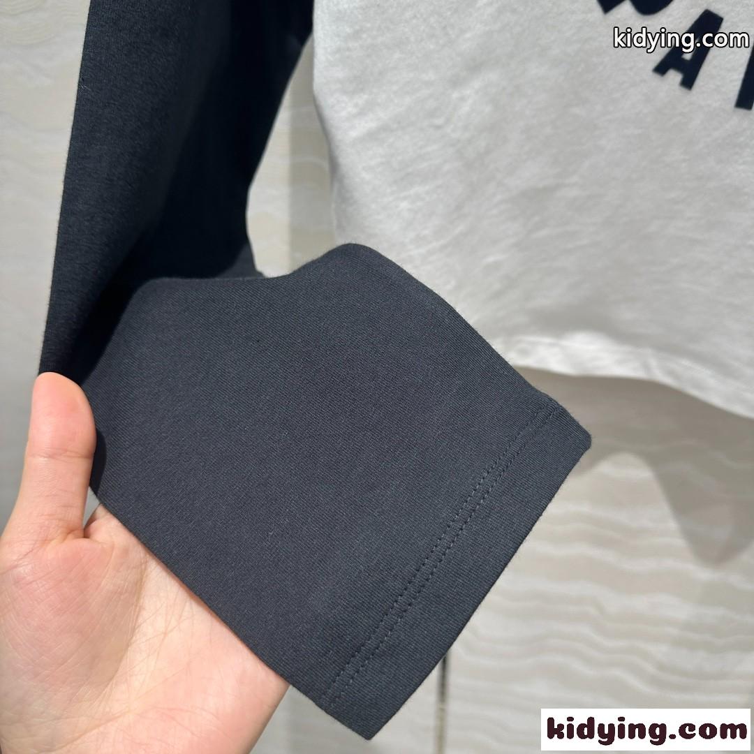 人気 カジュアル セリーヌ Tシャツ コピー コットン 長袖Tシャツ-3