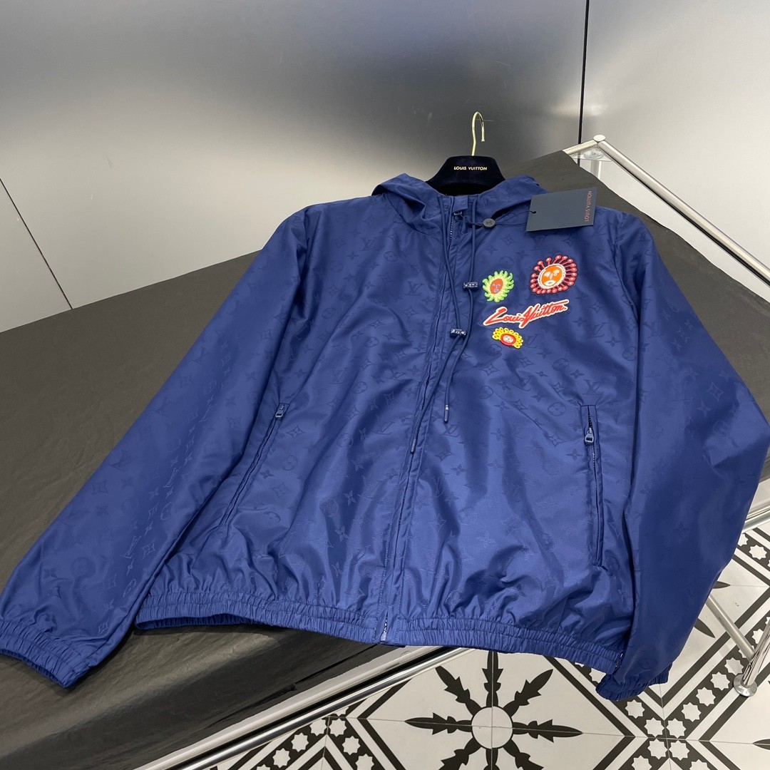 人気 LV × YK モノグラムフェイスウインドブレーカー ルイ・ヴィトン ジャケット コピー-3