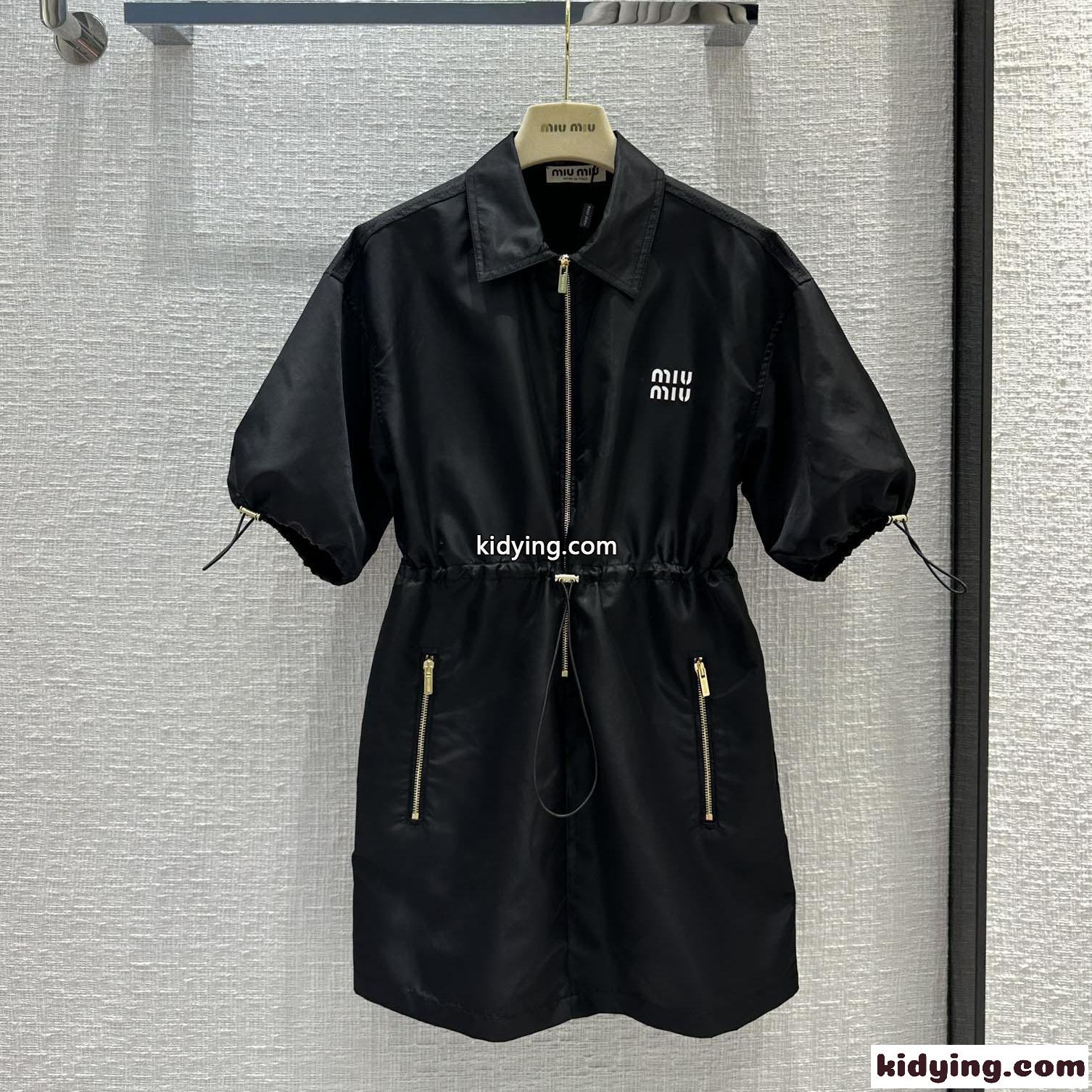 カジュアル ナイロン ミニドレス ミュウミュウ ワンピース コピー レディース ファッション-2