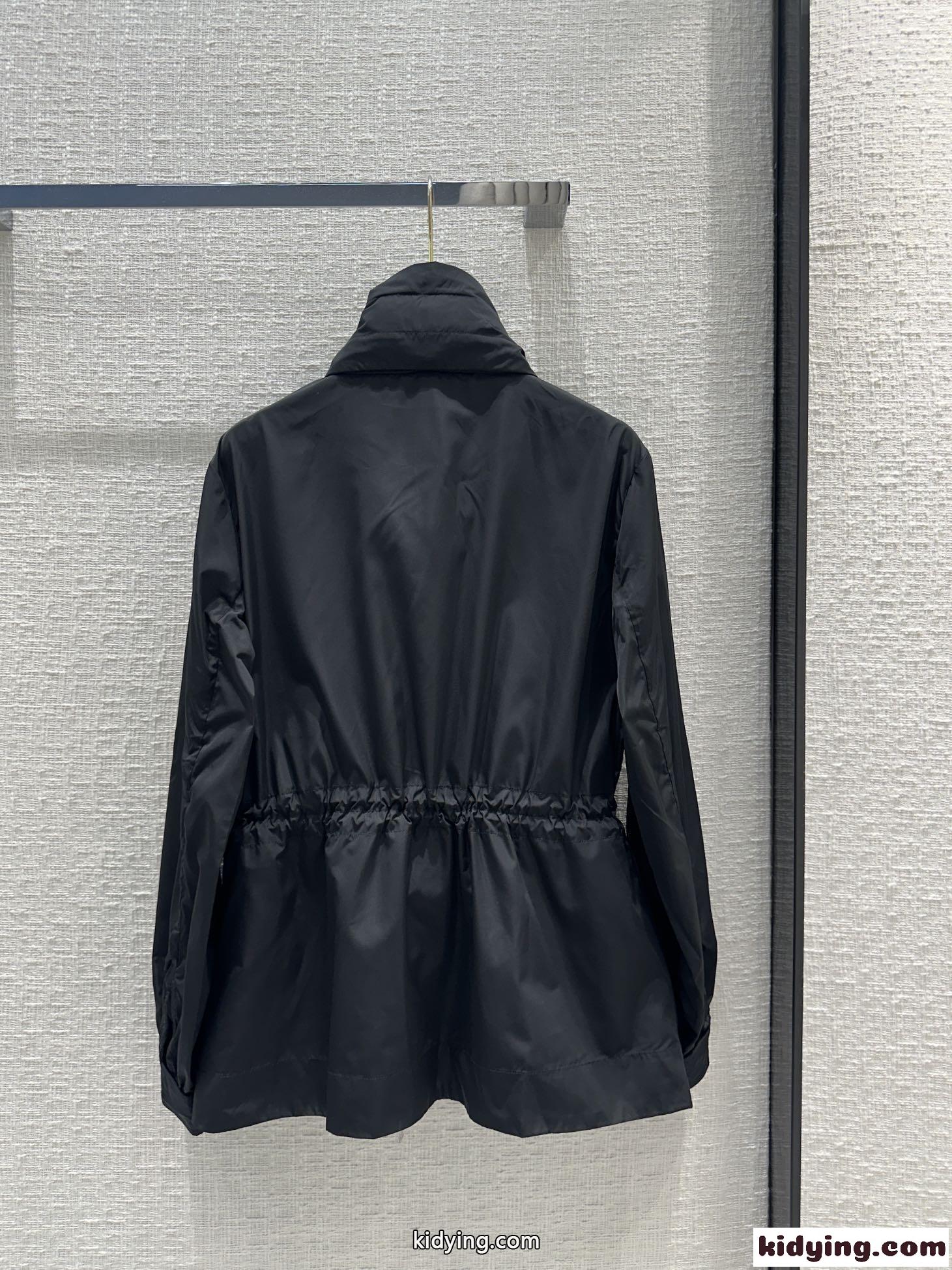 軽量 薄手 ENETジャケット ブルゾン モンクレール ジャケット コピー ブラック-4