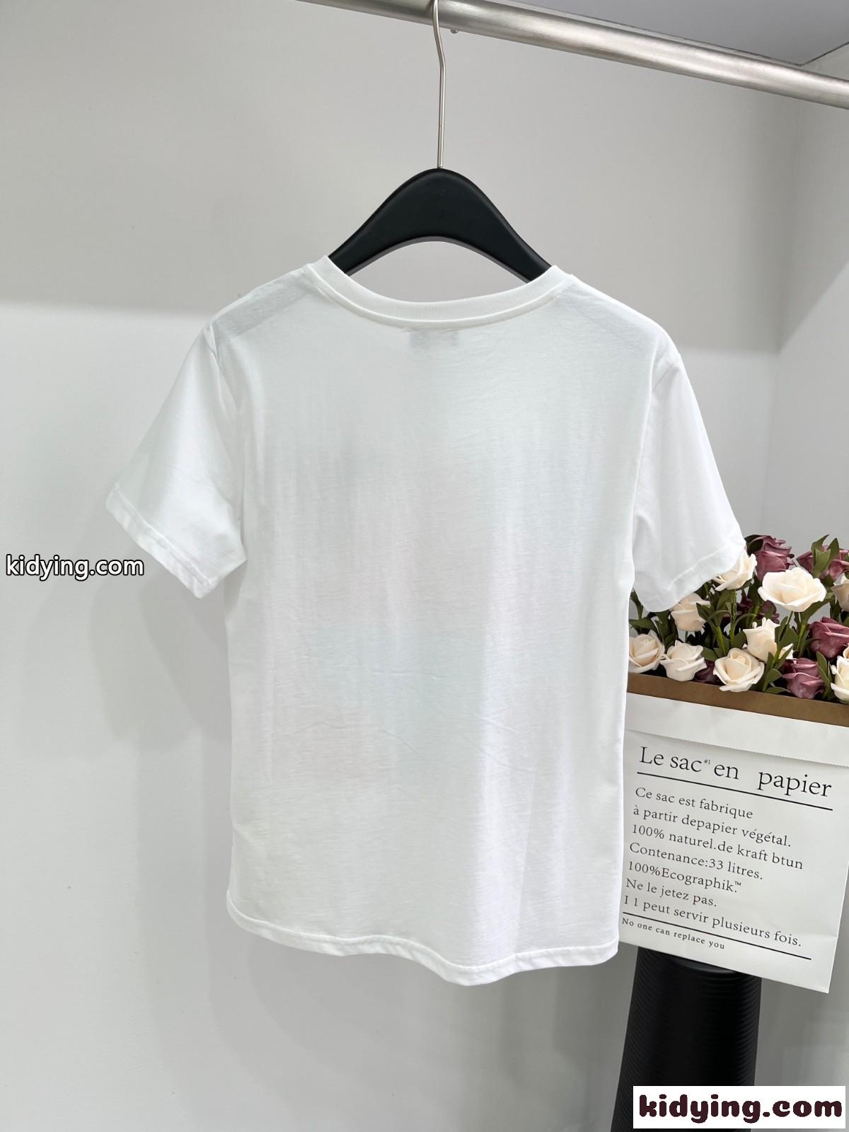 定番 プリント フェンディ Tシャツ コピー クルーネック 半袖Tシャツ-3