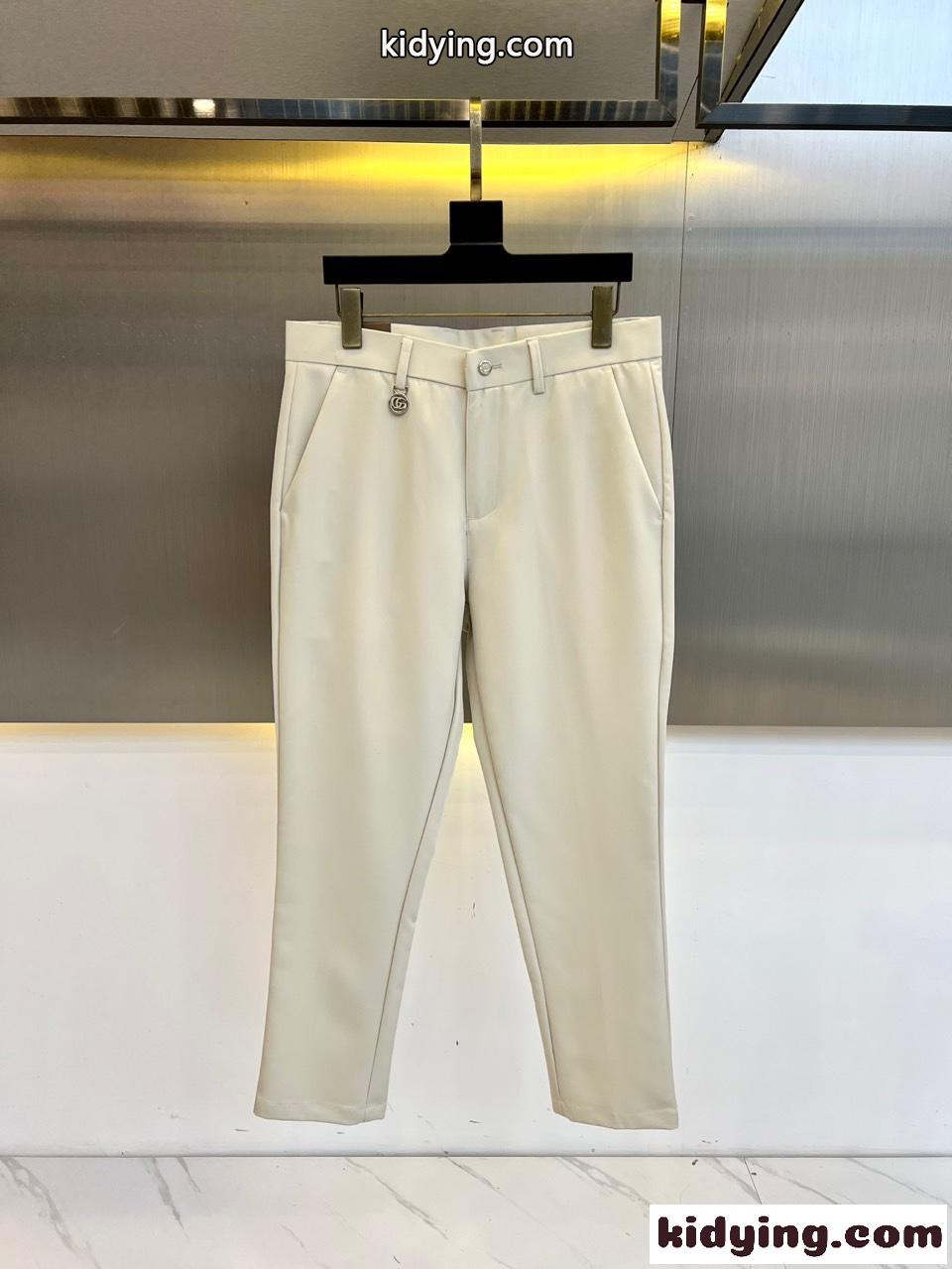 洗練された カジュアル スラックス グッチ パンツ 偽物 ビジネス ベージュ-1