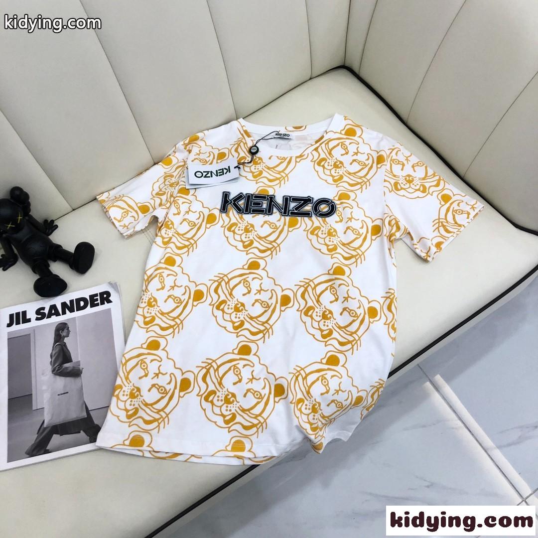 プリント 刺繍 おしゃれ 合わせやすい ケンゾー tシャツ レディース コピー 半袖 快適 カジュアル クールネック-2